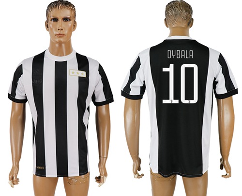 Juventus #10 Dybala 120th Anniversary Soccer Club Jersey - Click Image to Close
